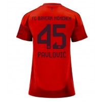 Dres Bayern Munich Aleksandar Pavlovic #45 Domáci pre Ženy 2024-25 Krátky Rukáv